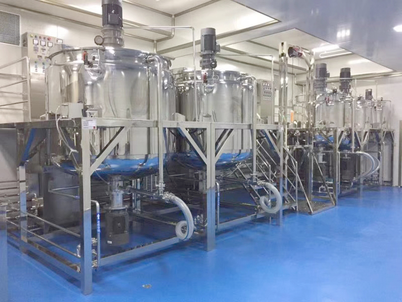 Vacuum Emulsifying Mixer Machine